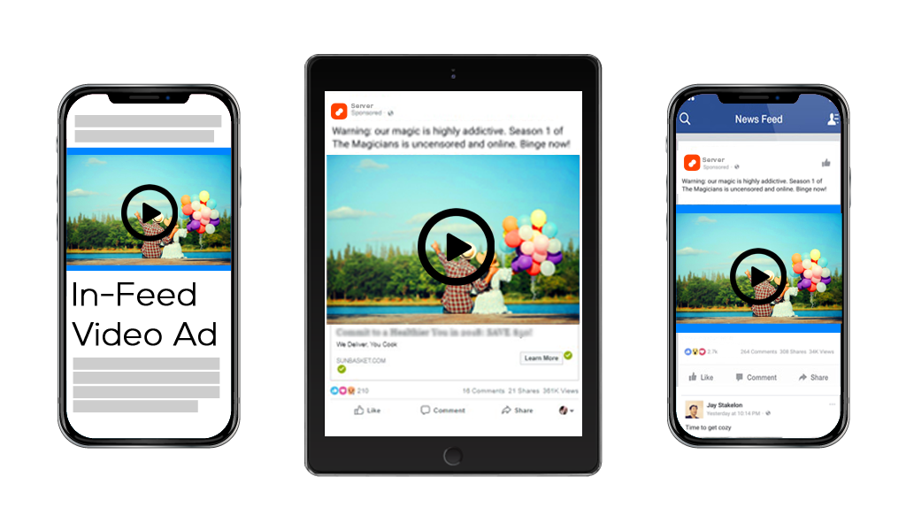 Native video ads for mobile- engaging creatives efficiently delivered